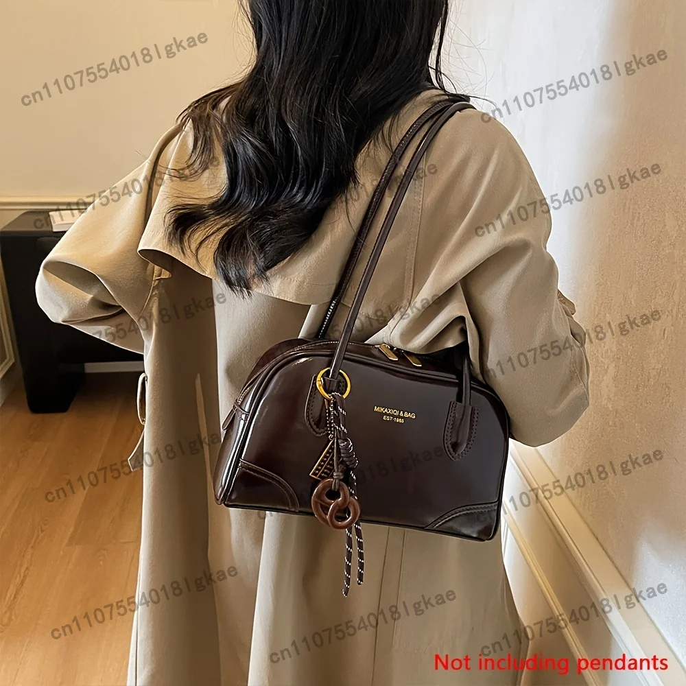 Structured Handbag Work - Women'S Vintage Boston Tote Bag -
