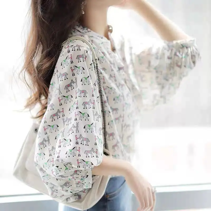 Summer Half Sleeve Female Tops - огляд і ціна Women Formal Wear White Shirt