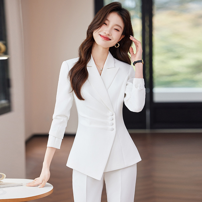 White women's business suit, p - огляд і ціна Women Formal Wear White Shirt