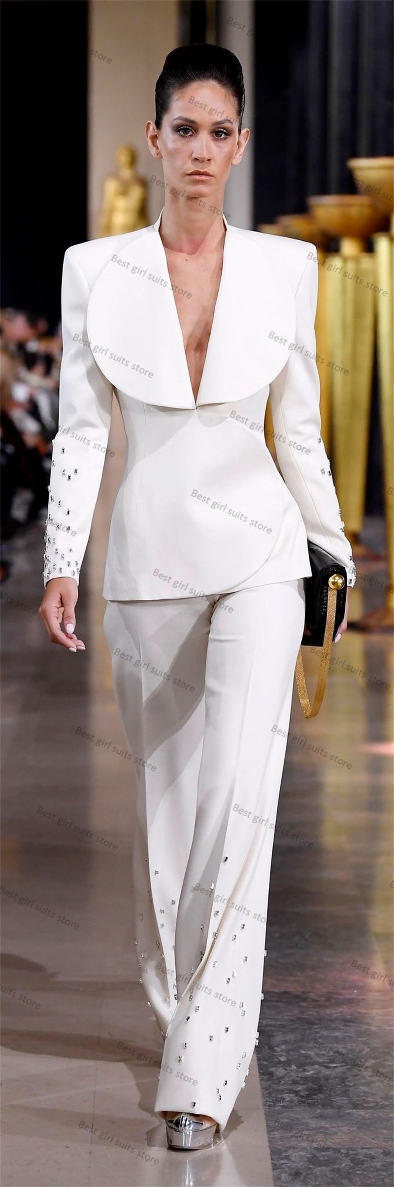 Elegant White Women Suit Set 2 - огляд і ціна Women Formal Wear Tailor