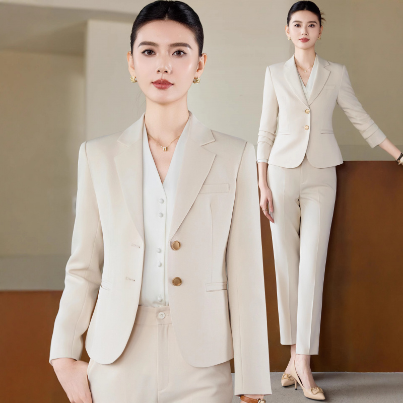 Apricot White Suit for WomenOL - огляд і ціна Women Formal Wear White Shirt