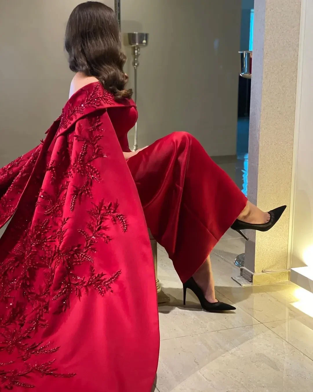 Customized Ankle Length Sheath - огляд і ціна Women Formal Party Wear Dress