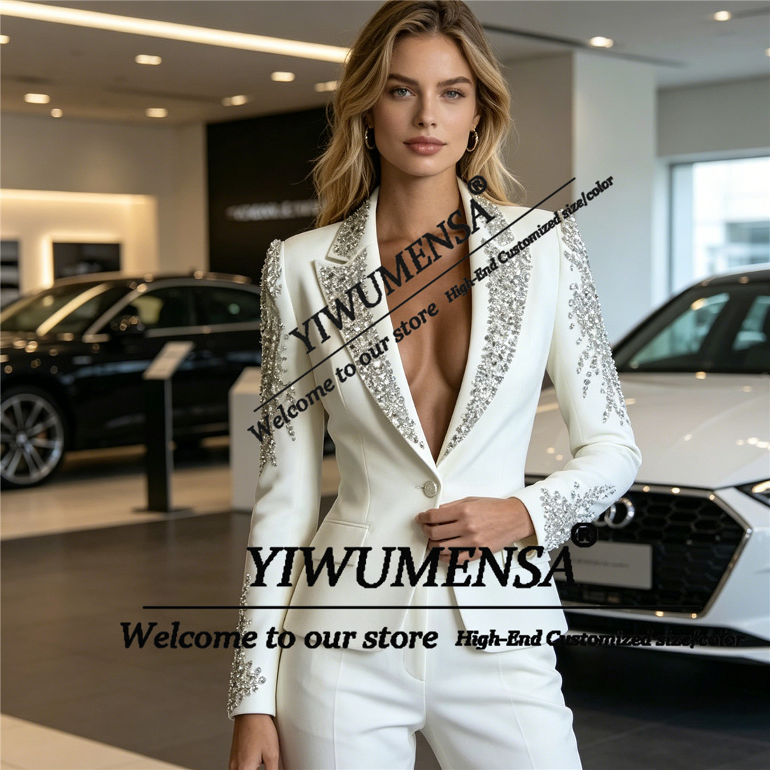Luxury Women Suits 2 Pieces Se - огляд і ціна Women'S Formal Wear Pants