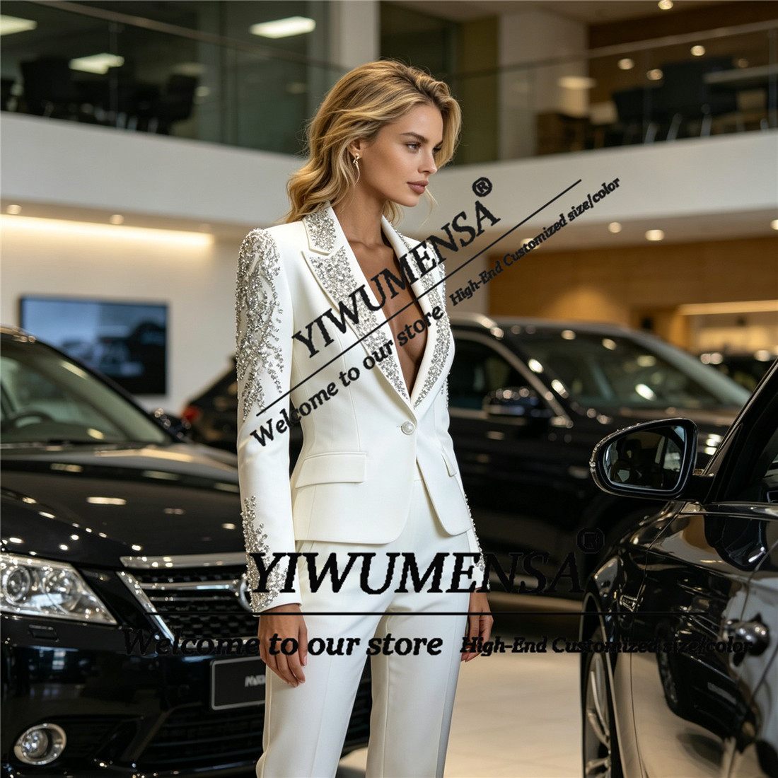 Luxury Women Suits 2 Pieces Se - огляд і ціна Women'S Formal Wear Pants