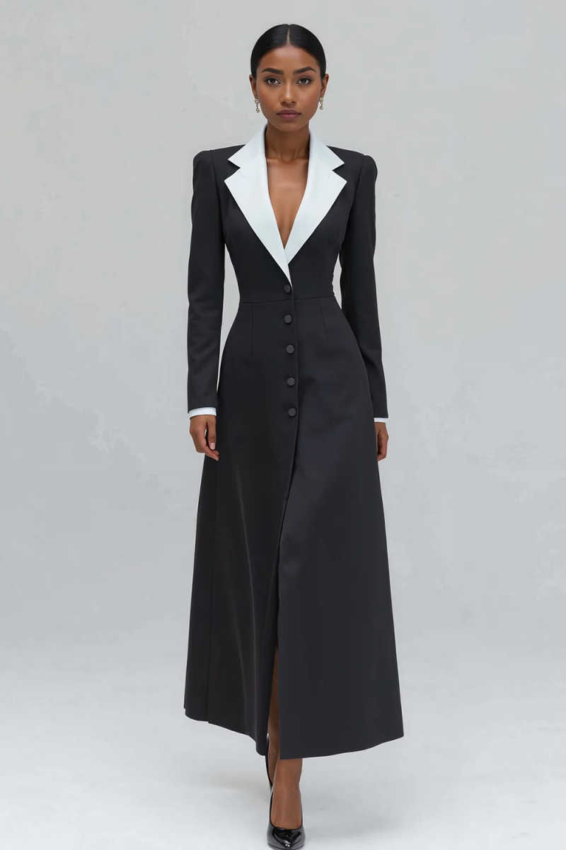 A Line Women Long Blazer Jacke - огляд і ціна Women Formal Party Wear Dress