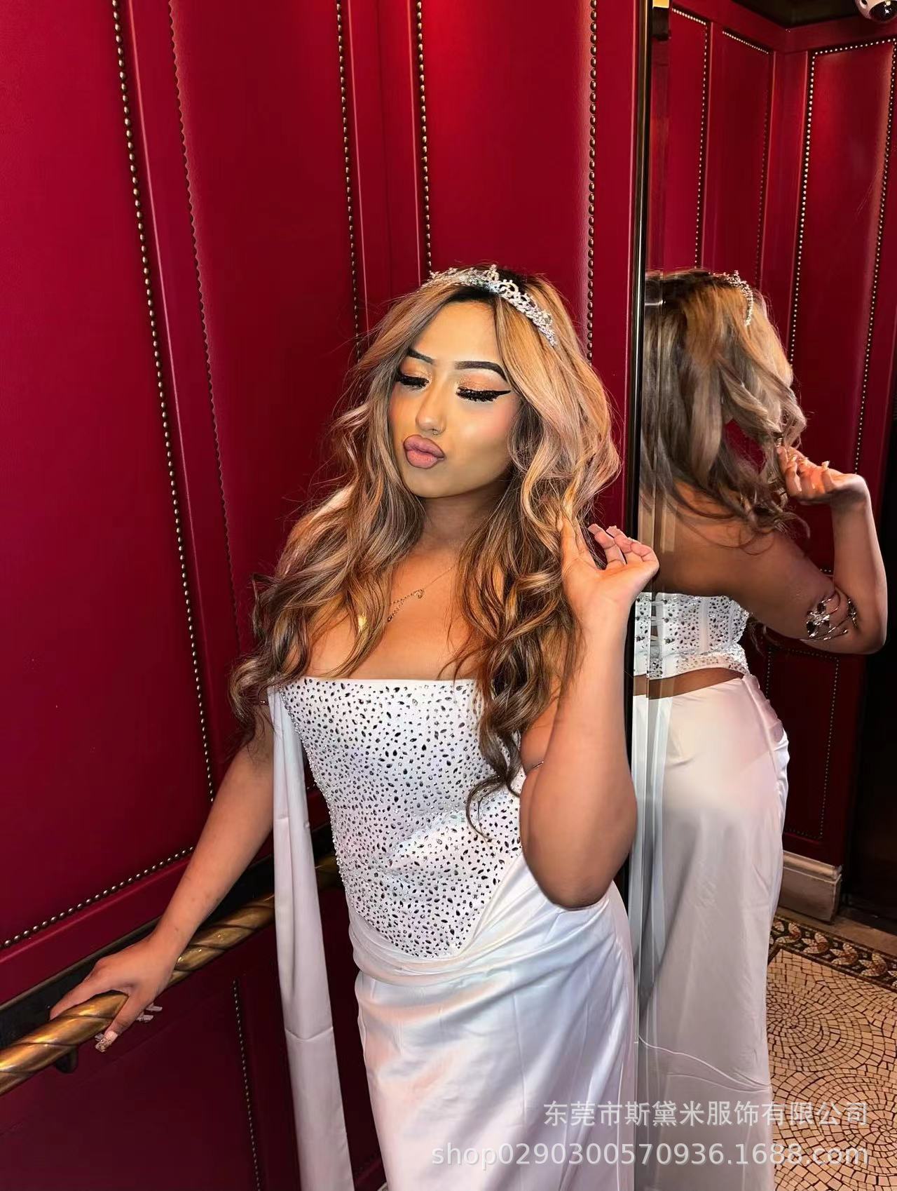 Sexy Mermaid Women Prom Dress  - огляд і ціна Women Formal Party Wear Dress