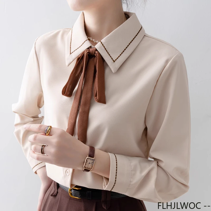 Bow Tie Formal Spring Basic Of - огляд і ціна Women Formal Wear White Shirt