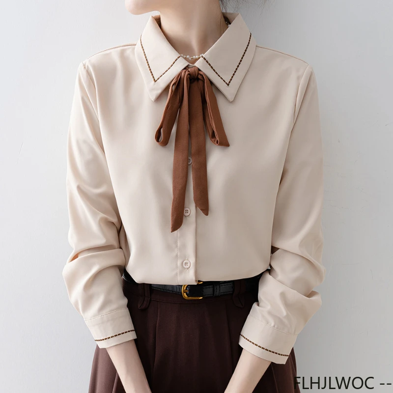 Bow Tie Formal Spring Basic Of - огляд і ціна Women Formal Wear White Shirt