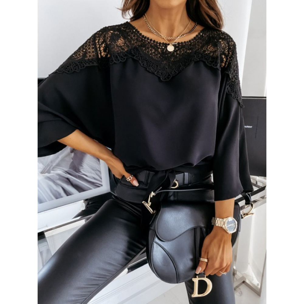 Classic Long Sleeve Lace Blous - огляд і ціна Women Formal Wear White Shirt