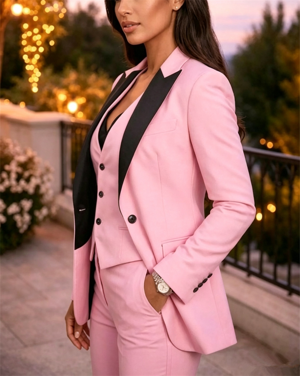 Pink Elegant Women's Suits 3 P - огляд і ціна Women Formal Wear Tailor