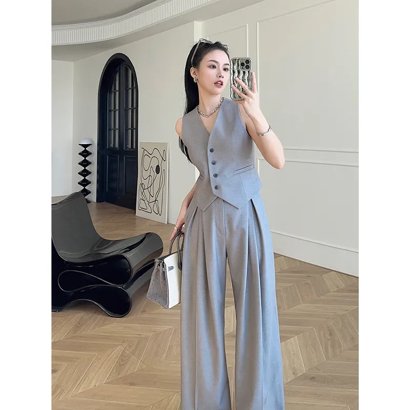 Women's Sleeveless Vest Wide-L - огляд і ціна Women'S Formal Wear Pants