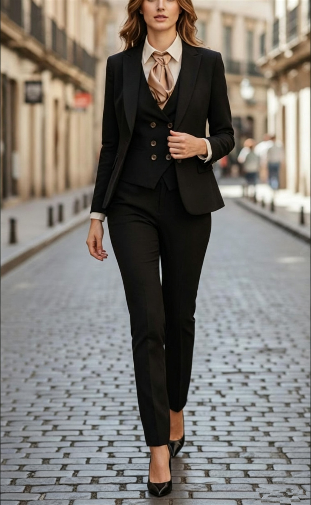 Women’s Black 3 Pieces Suit Se - огляд і ціна Women Formal Wear Tailor