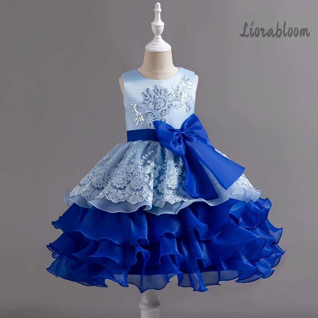Girls' Dress With Large Bow Sl - огляд і ціна Women Formal Party Wear Dress