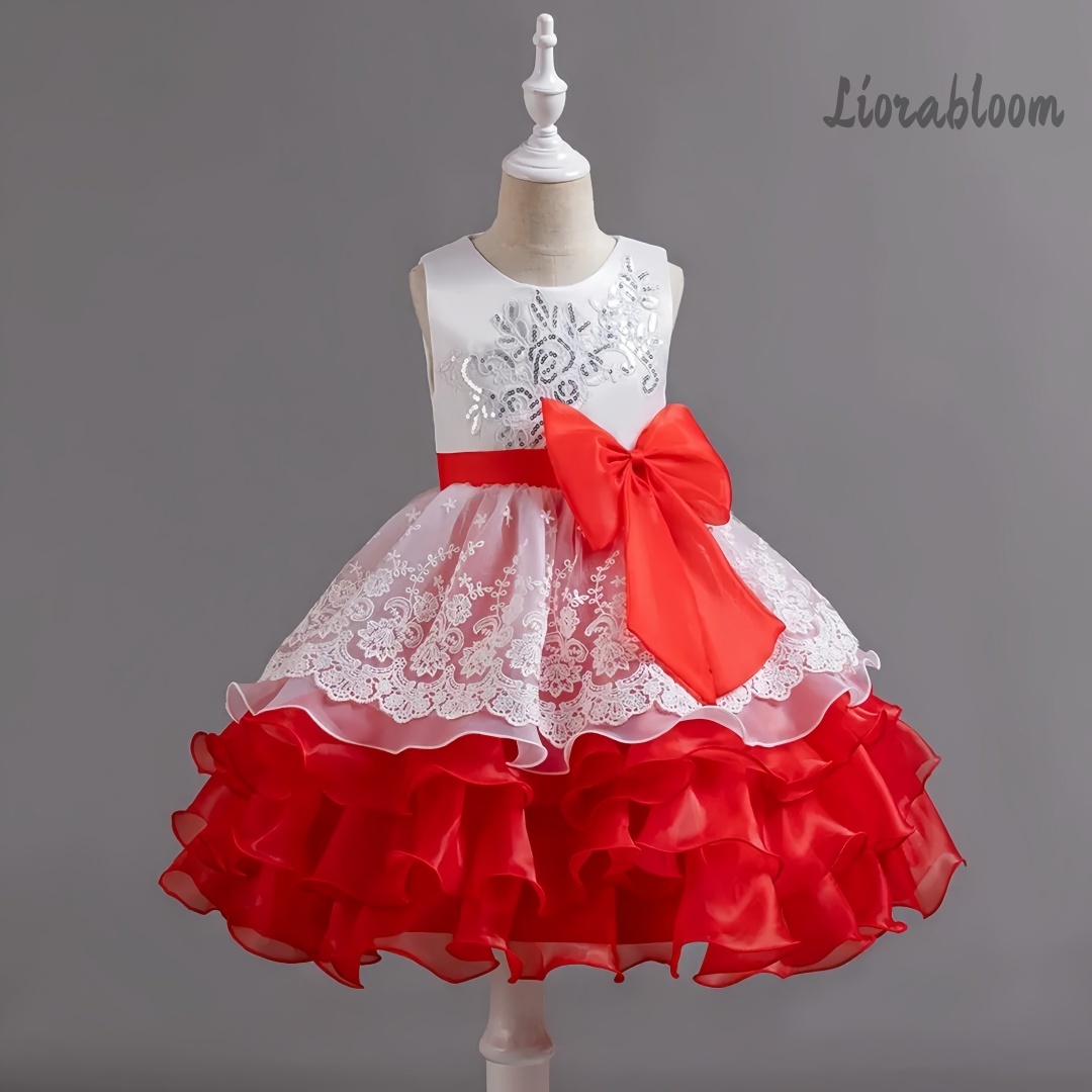 Girls' Dress With Large Bow Sl - огляд і ціна Women Formal Party Wear Dress