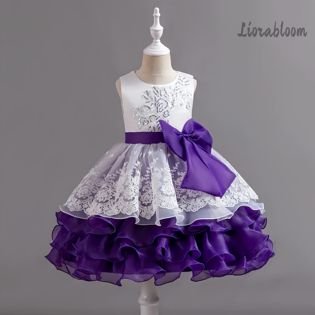 Girls' Dress With Large Bow Sl - огляд і ціна Women Formal Party Wear Dress