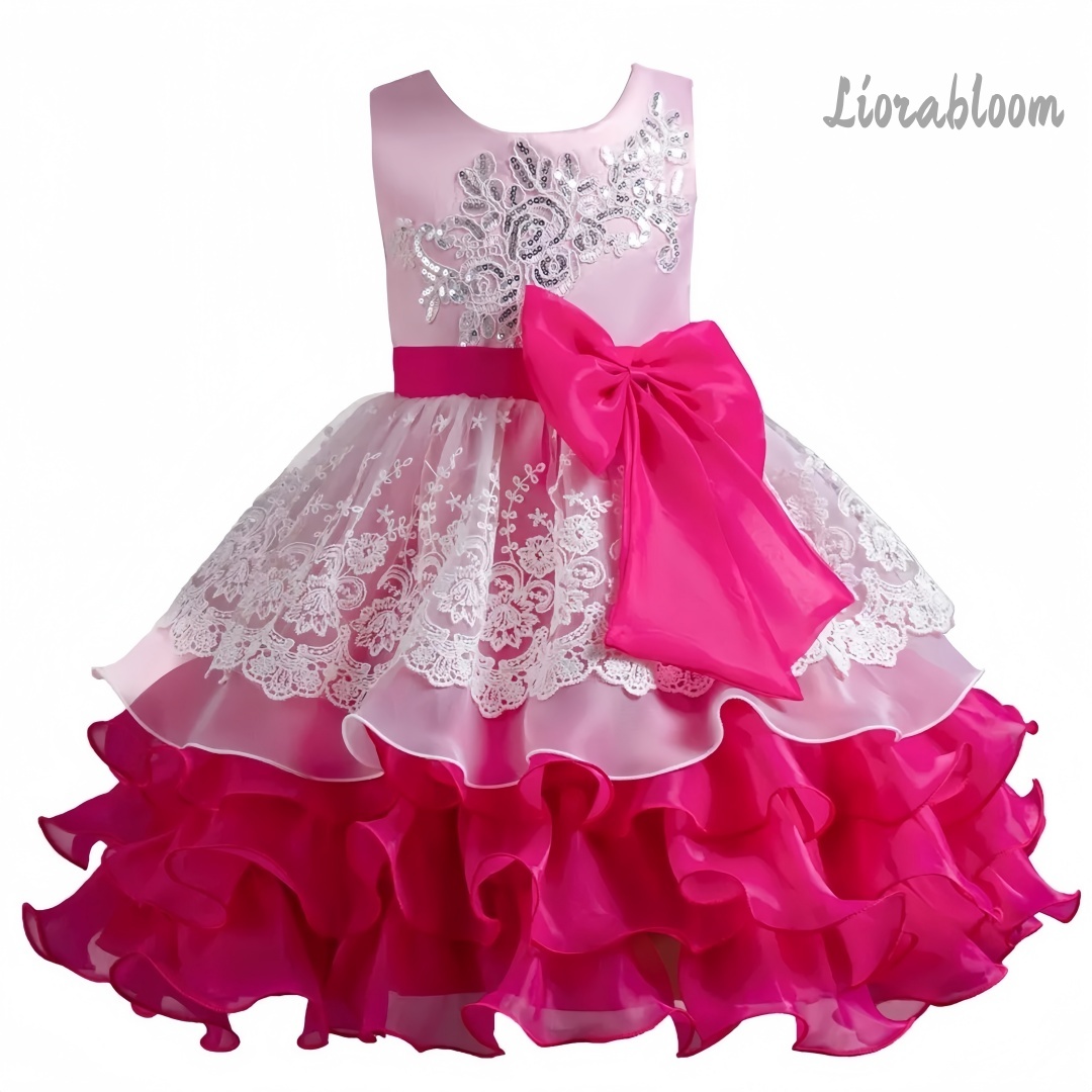 Girls' Dress With Large Bow Sl - огляд і ціна Women Formal Party Wear Dress