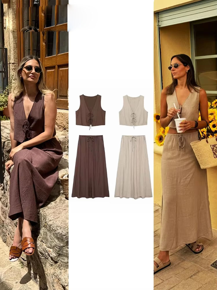 2024 Summer Women Skirts Set S - огляд і ціна Pencil Skirt Midi