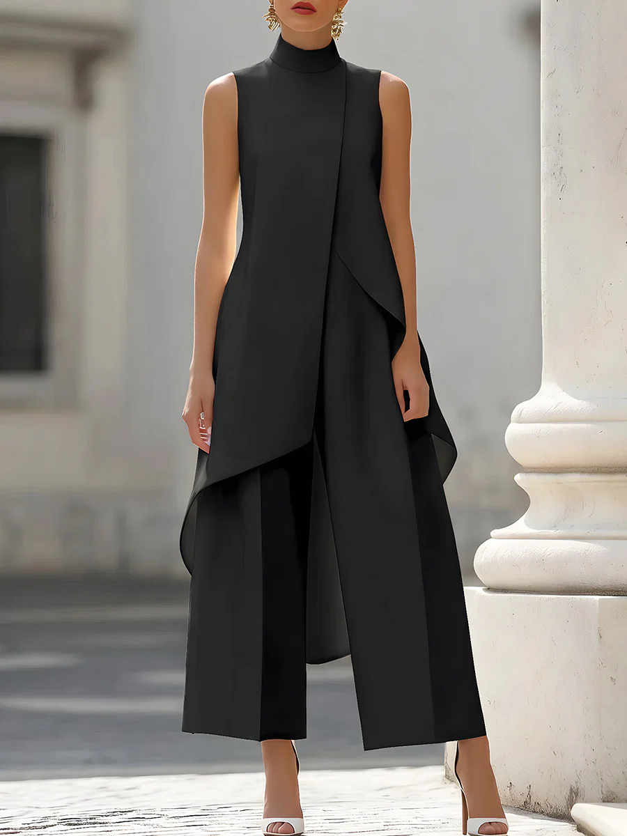 Sleeveless High Neck Asymmetri - огляд і ціна Women'S Formal Wear Pants