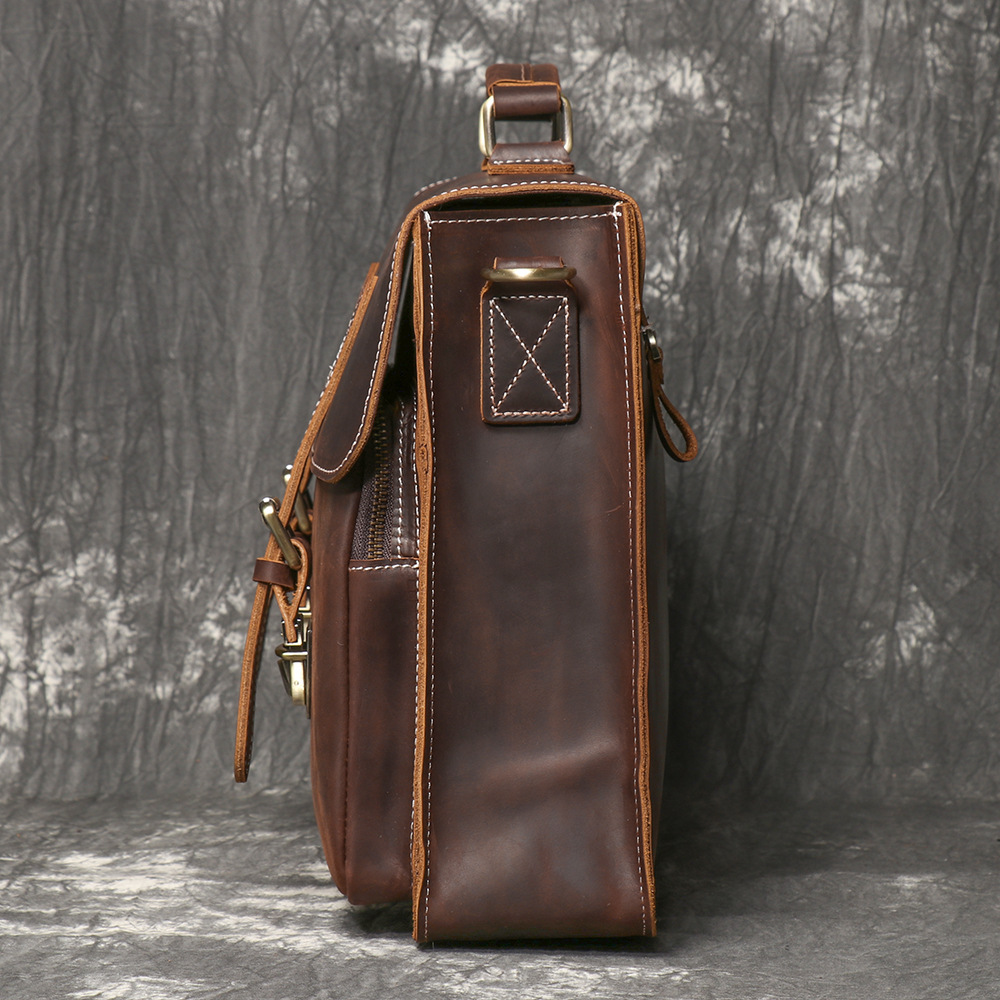Vintage Handmade Crazy Horse L - огляд і ціна Structured Handbag Work