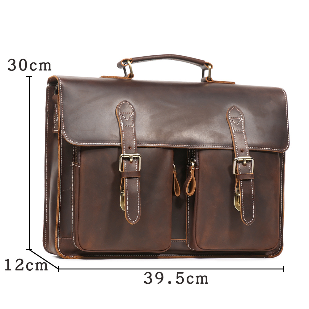 Vintage Handmade Crazy Horse L - огляд і ціна Structured Handbag Work