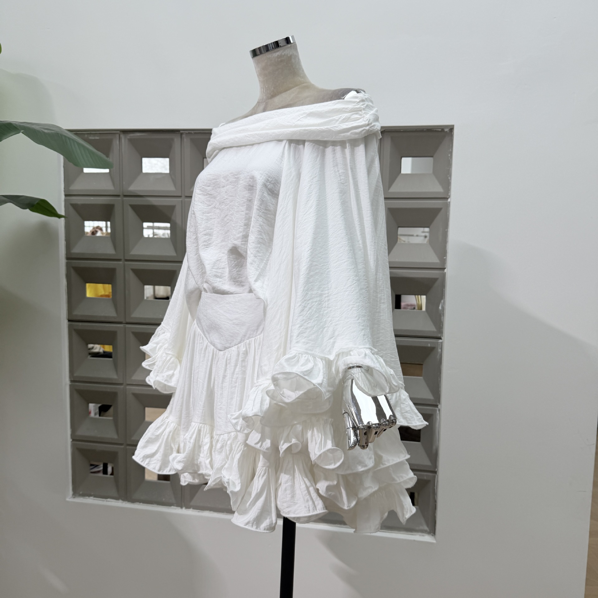 Summer Solid Color Ruffled Loo - огляд і ціна Pencil Skirt Midi