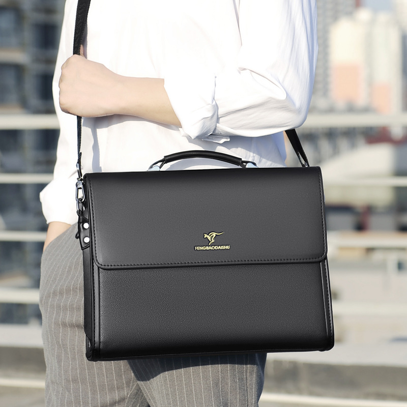 Luxury Men'S Briefcase Designe - огляд і ціна Structured Handbag Work