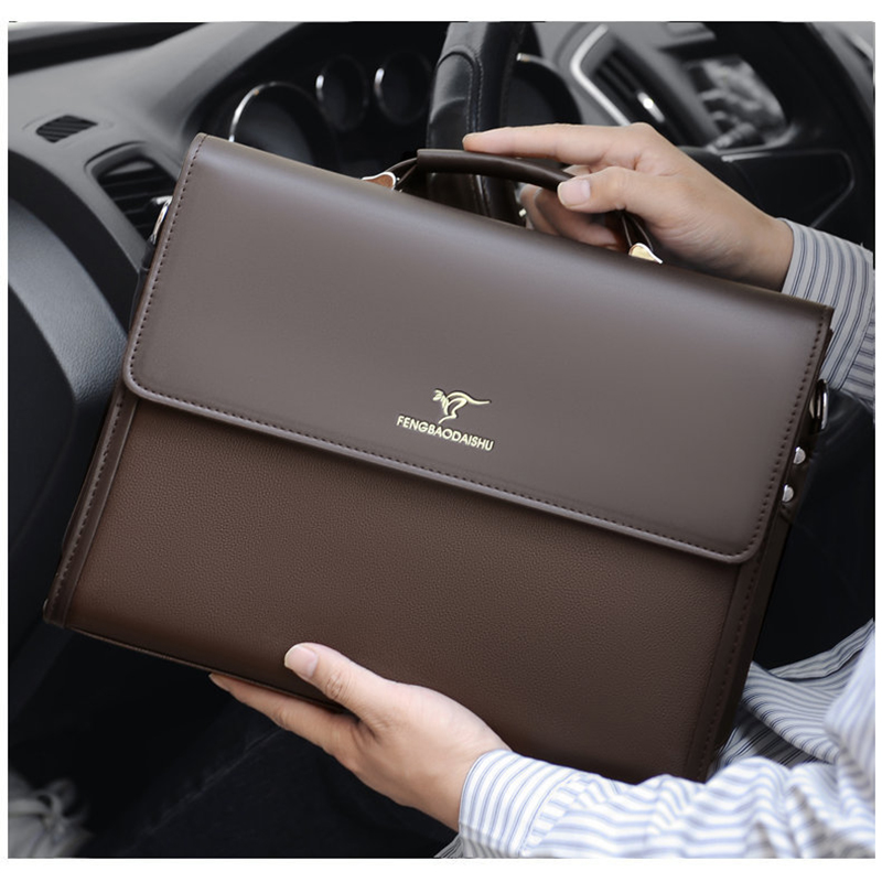 Luxury Men'S Briefcase Designe - огляд і ціна Structured Handbag Work
