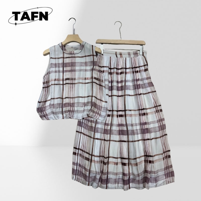 Elegant Women Checkered Two Pi - огляд і ціна Pencil Skirt Midi