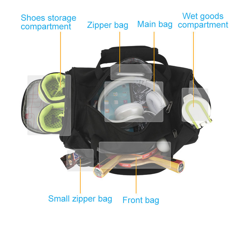 IX Large Gym Bag Fitness Bags  - огляд і ціна Structured Handbag Work