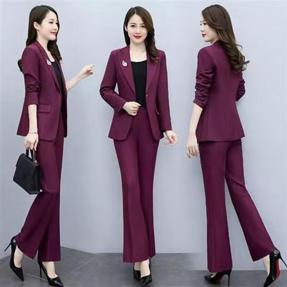 2 Pcs/Set Lady Formal Coat Pan - огляд і ціна Women'S Formal Wear Pants